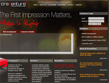 Tablet Screenshot of cresenture.com.sg